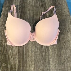 EUC 32DD VS seamless waistband pink adjustable back push-up bra